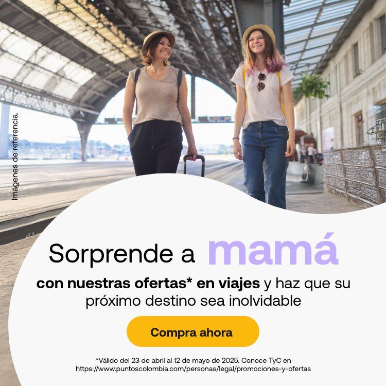 Ofertas de viajes Soprende a mamá