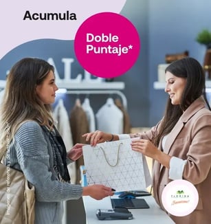Centro comercial Parque La Florida Al registrar las facturas de tus compras acumula Doble Puntaje*
