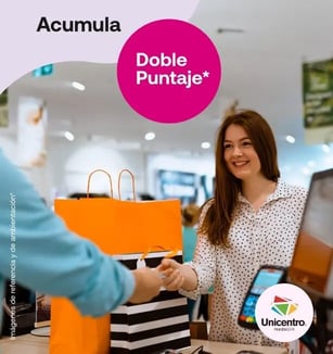 Centro Comercial Unicentro Medellín Al registrar las facturas de tus compras acumula Doble Puntaje*