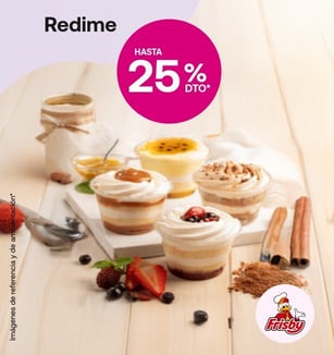 Frisby Redime hasta 25% DTO*