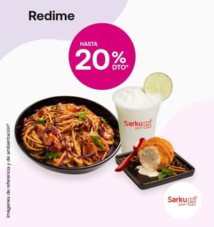 Sarku Japán Redime hasta 20% DTO*