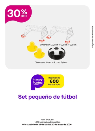 set de fútbol
