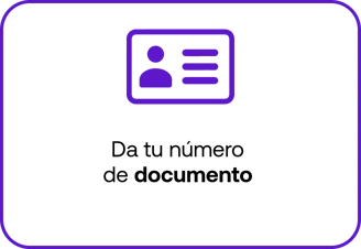 Da tu número de documento