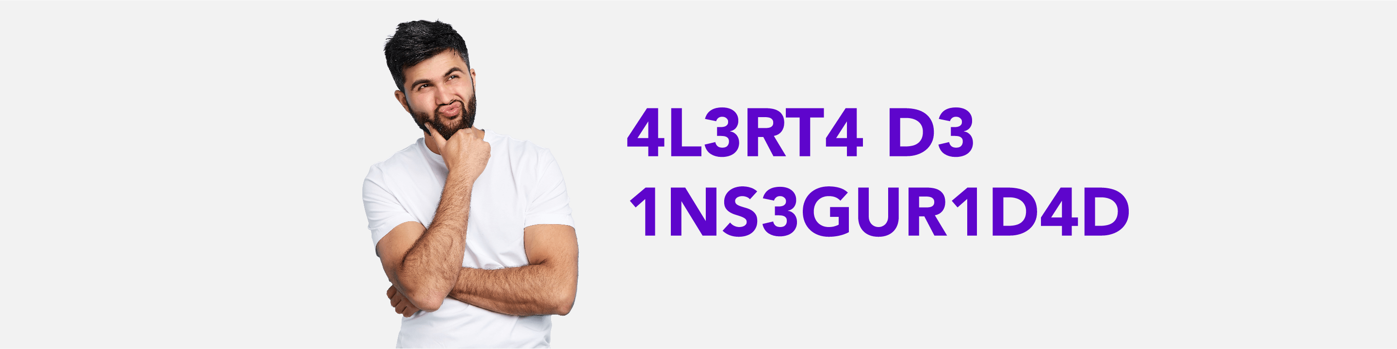 Banner alerta de inseguridad