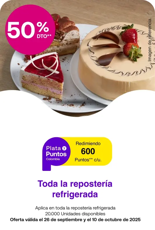 Toda la repostería refrigerada